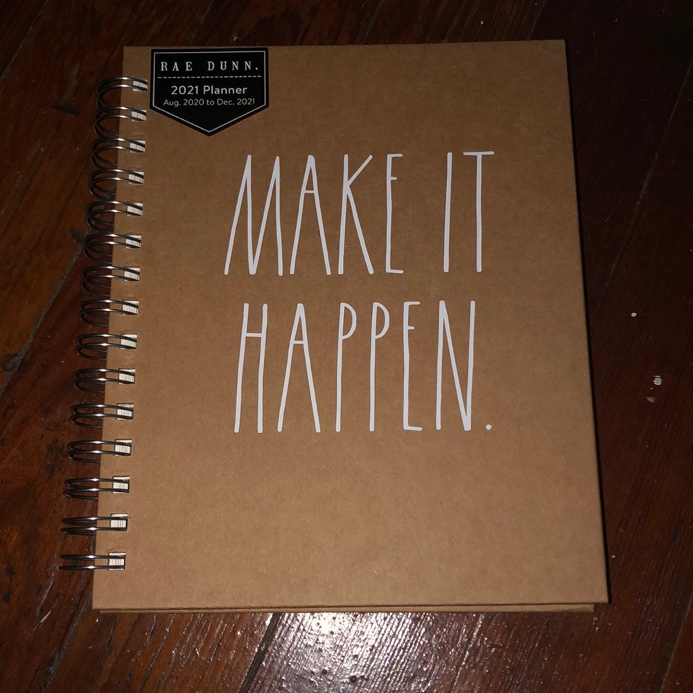 NEW RAE DUNN 2021 “MAKE IT HAPPEN” PLANNER 🗓